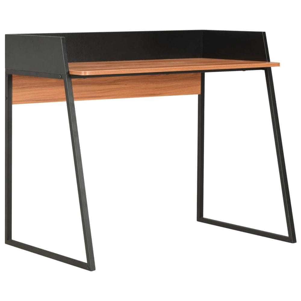 Petromila vidaXL Stôl čierny a hnedý 90x60x88 cm